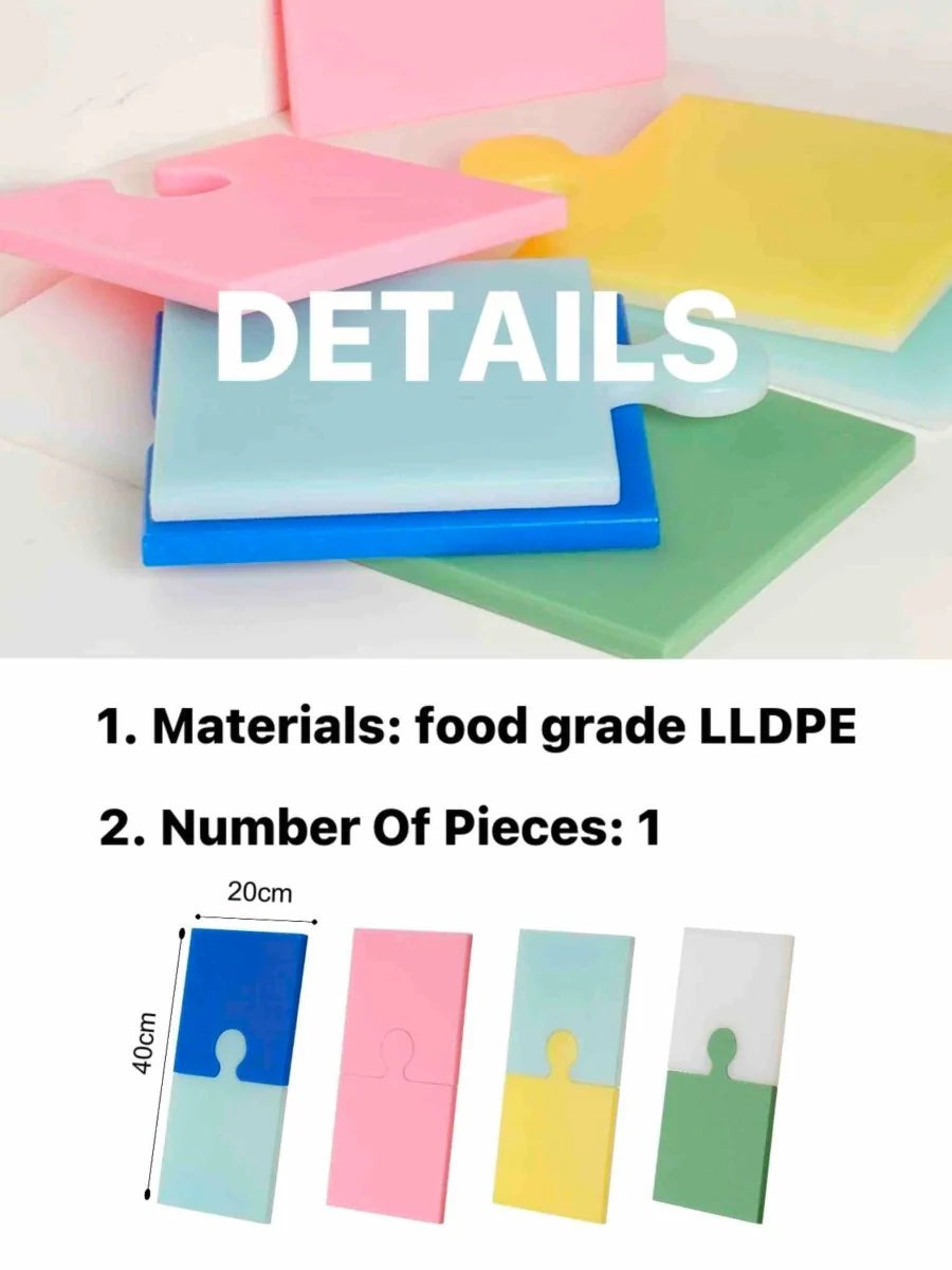 Dopamine Puzzle Cutting Board, Detachable Mould-Proof Serving Board