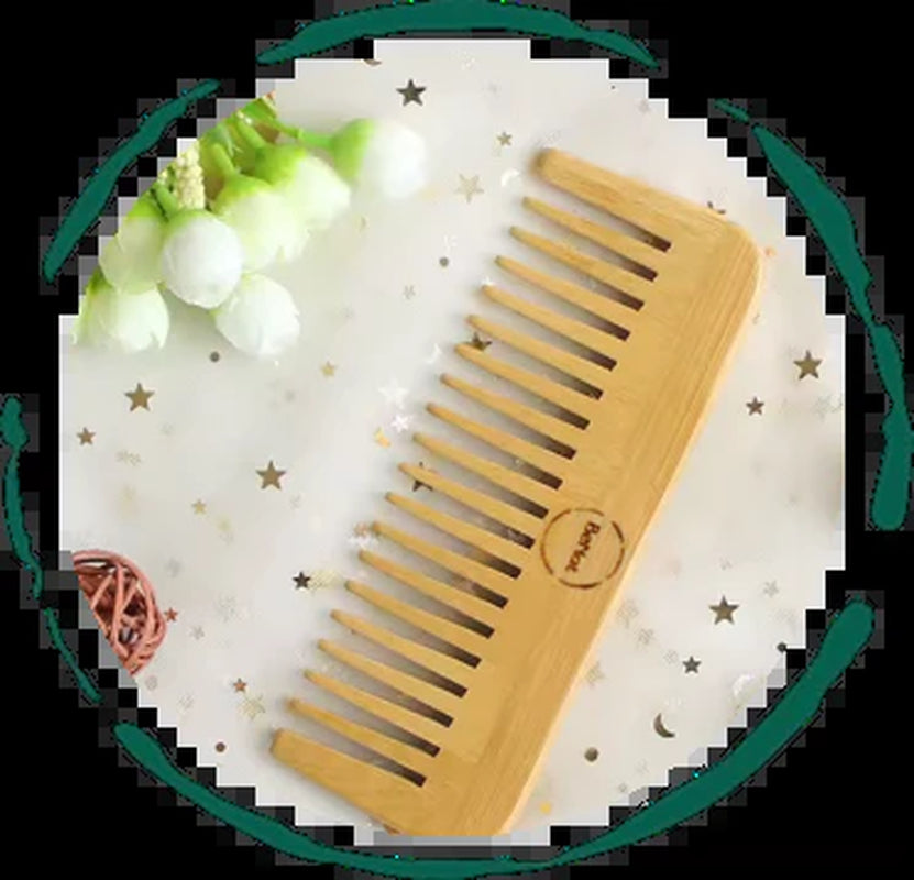 All-Natural Bamboo Hair Comb