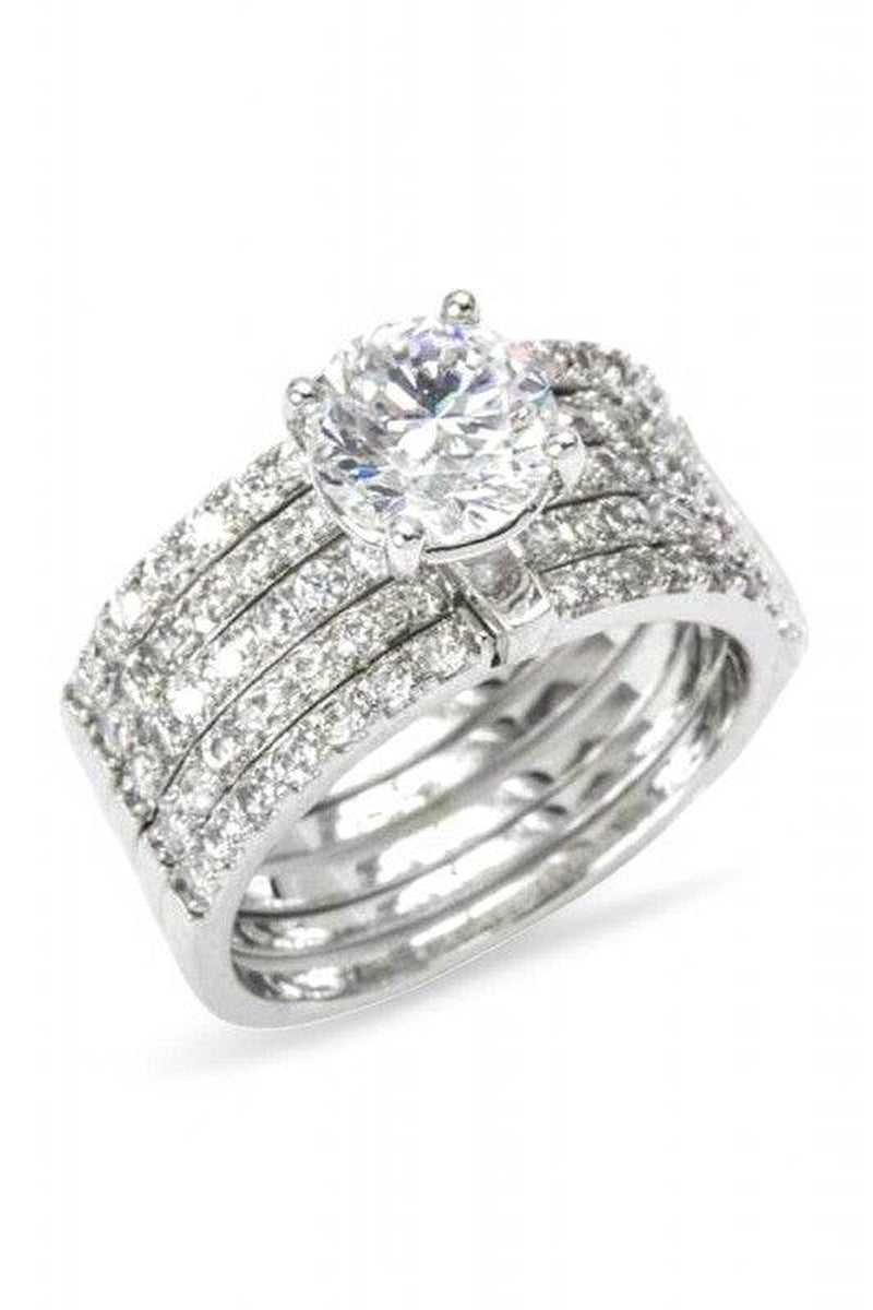 Stacking Layers CZ Ring
