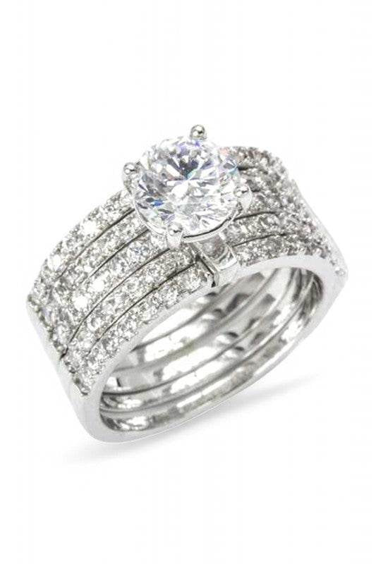 Stacking Layers CZ Ring