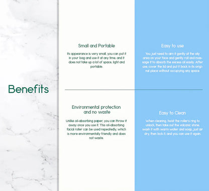 Volcanic Stone Oil-Absorbing Face Roller