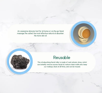Volcanic Stone Oil-Absorbing Face Roller