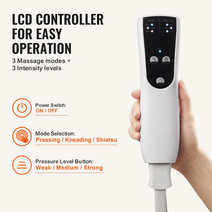 Revitalize Your Legs: VEVOR Air Compression Leg Massager for Ultimate Relaxation & Pain Relief - Perfect Gift for Parents!