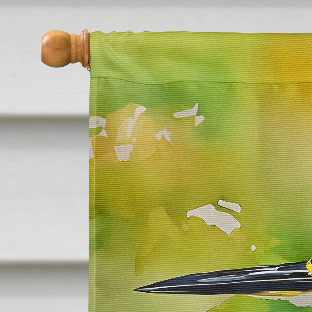 Green Heron House Flag