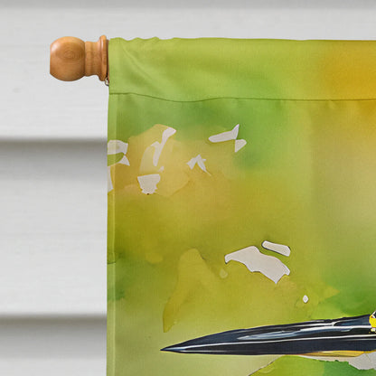 Green Heron House Flag