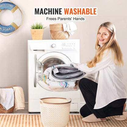 VEVOR 50X50 Baby Play Mat Kids Crawling Soft Floor Playmat Infant Activity Mat