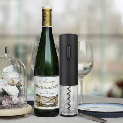 Rechargeable Electric Wine Opener Set - Automatic Corkscrew with Foil Cutter & USB Charger - Perfect Gift for Wine Lovers