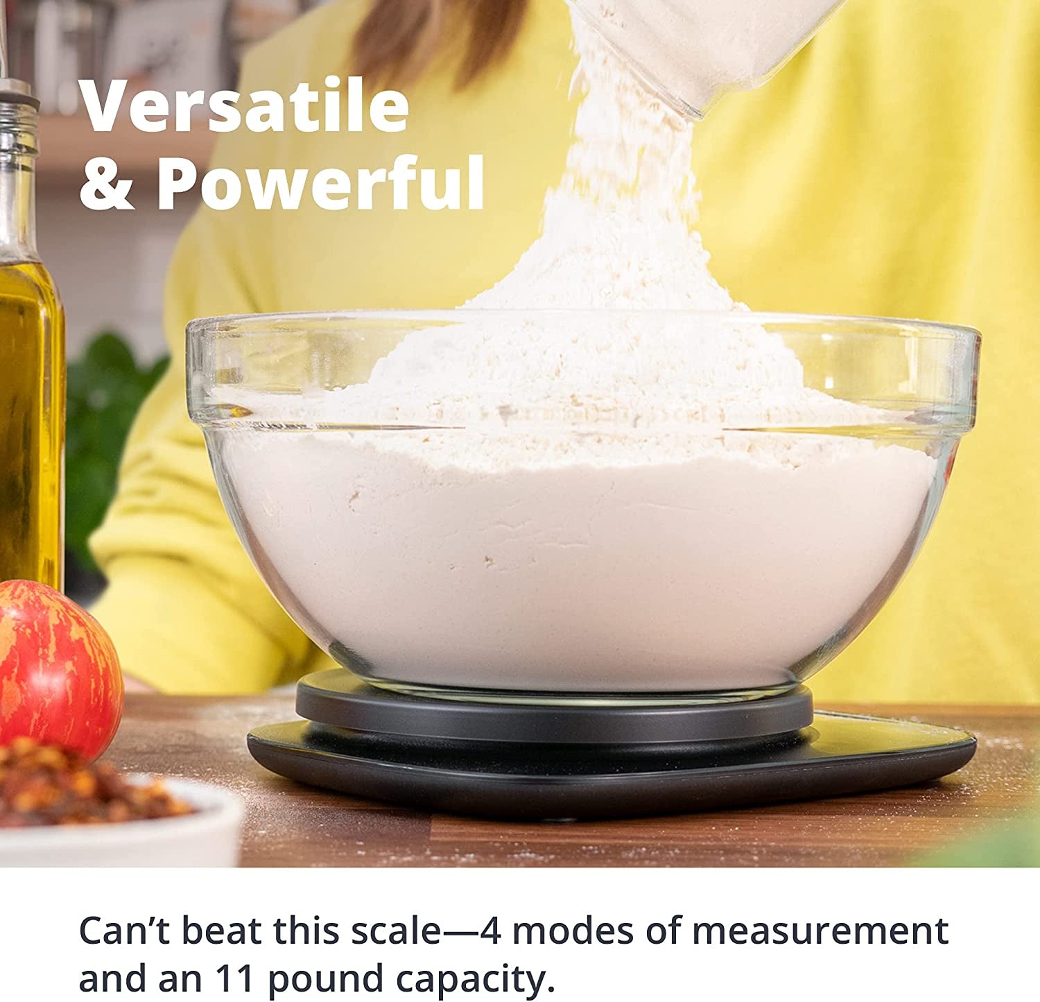 Ultra Accurate Premium Baking Scale - Perfect for Food, Coffee, and Meal Prep | Four Measurement Units | Designed in St. Louis