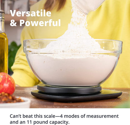 Ultra Accurate Premium Baking Scale - Perfect for Food, Coffee, and Meal Prep | Four Measurement Units | Designed in St. Louis