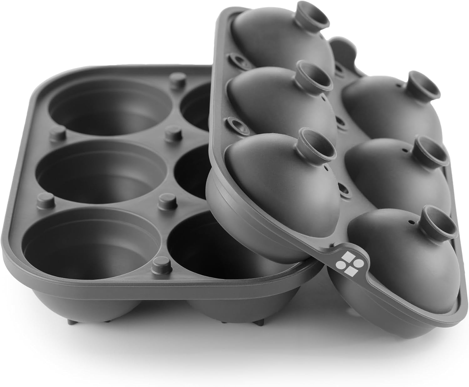 Premium Sphere Ice Mold - Silicone Ball Ice Cube Tray for Perfect Cocktails, Easy Release, No Plastic, Ideal Gift for Whiskey Lovers