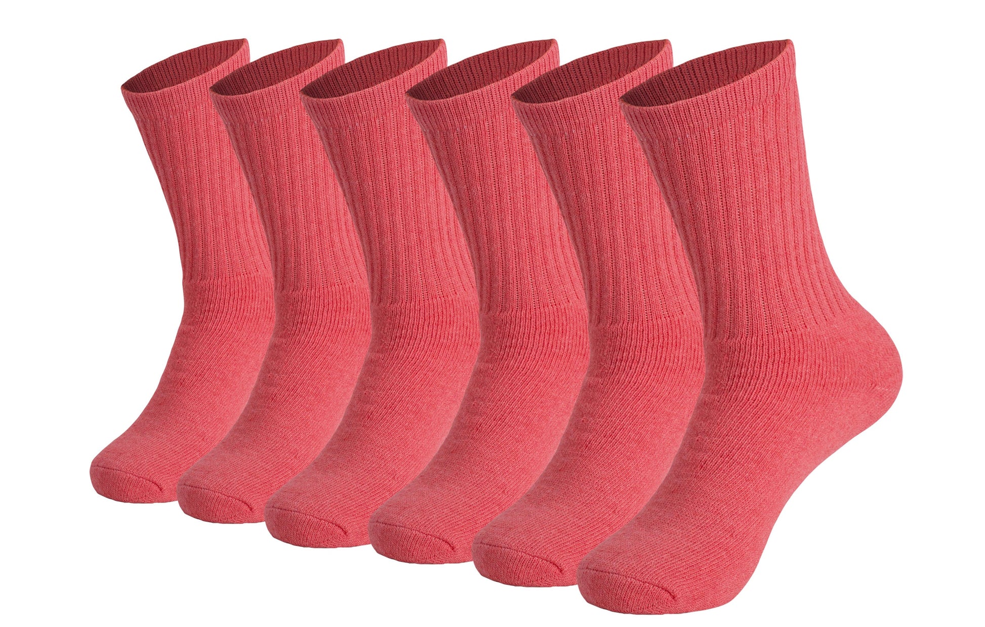Men’S Cotton Crew Socks – 6 Pairs, Cushioned Sole, Breathable & Moisture-Wicking Athletic Sport Socks