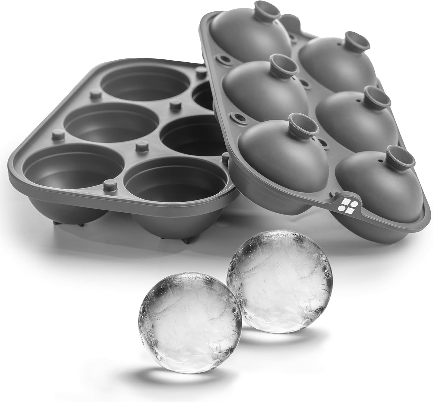 Premium Sphere Ice Mold - Silicone Ball Ice Cube Tray for Perfect Cocktails, Easy Release, No Plastic, Ideal Gift for Whiskey Lovers