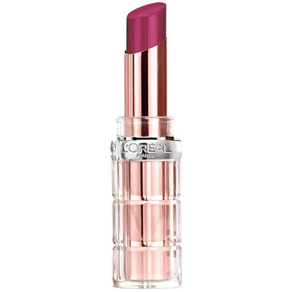 L'Oreal Paris Makeup Colour Riche Plump and Shine Lipstick, for Glossy, Radiant, Visibly Fuller Lips with an All-Day Moisturized Feel, 108 Wild Fig Plump, 0.1 Oz.