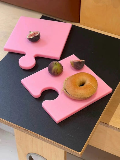 Dopamine Puzzle Cutting Board, Detachable Mould-Proof Serving Board