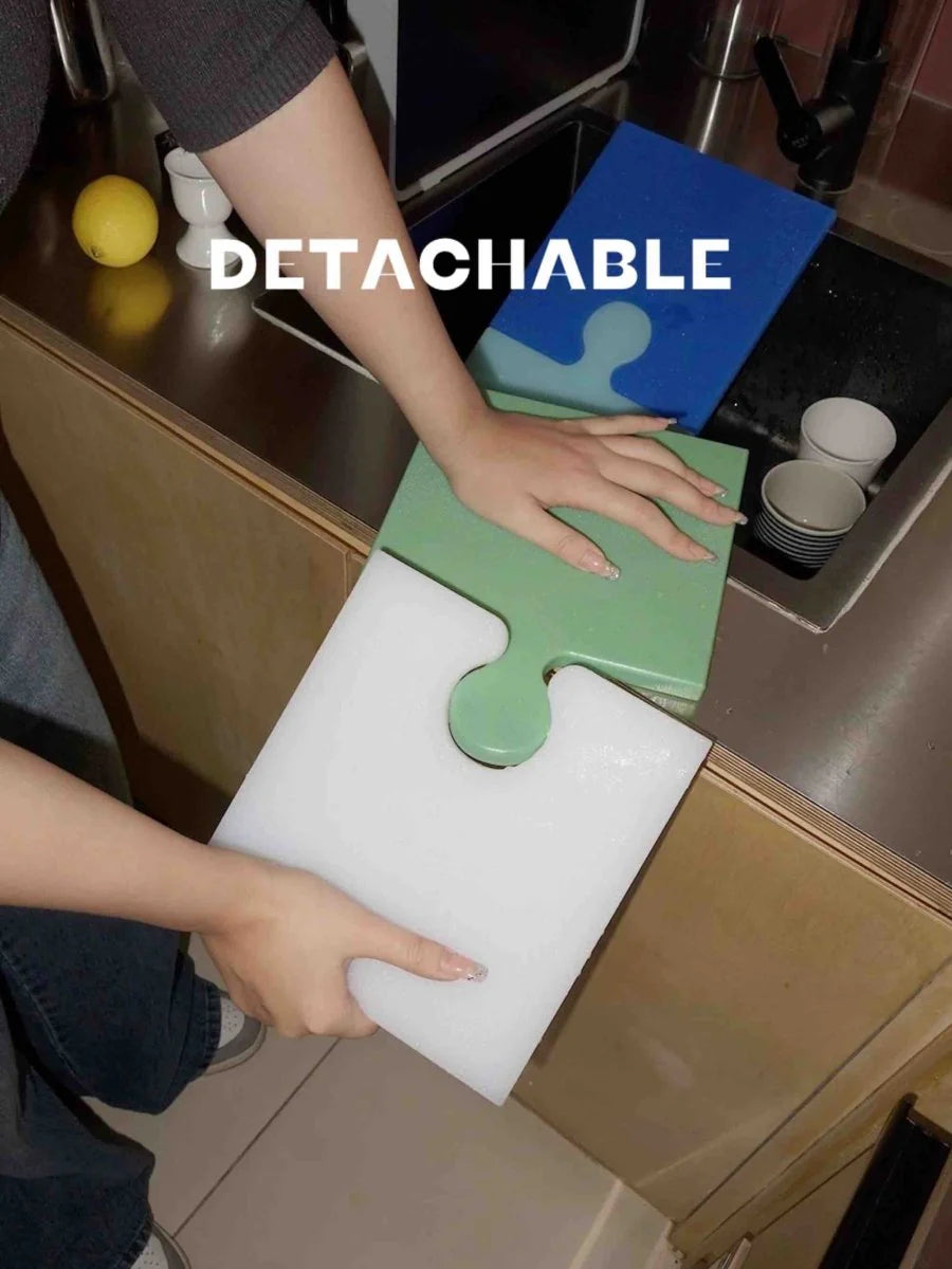 Dopamine Puzzle Cutting Board, Detachable Mould-Proof Serving Board