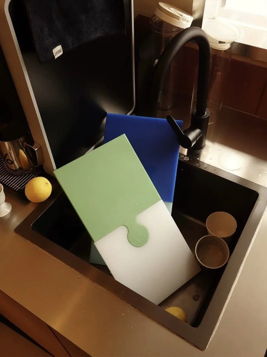 Dopamine Puzzle Cutting Board, Detachable Mould-Proof Serving Board