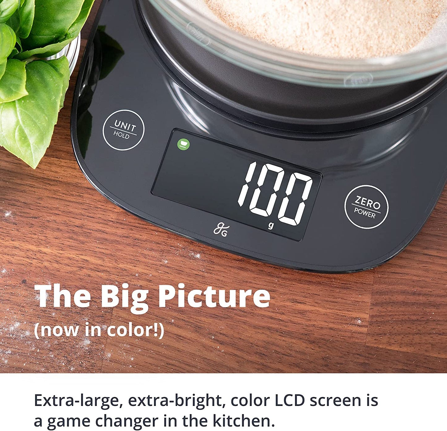 Ultra Accurate Premium Baking Scale - Perfect for Food, Coffee, and Meal Prep | Four Measurement Units | Designed in St. Louis
