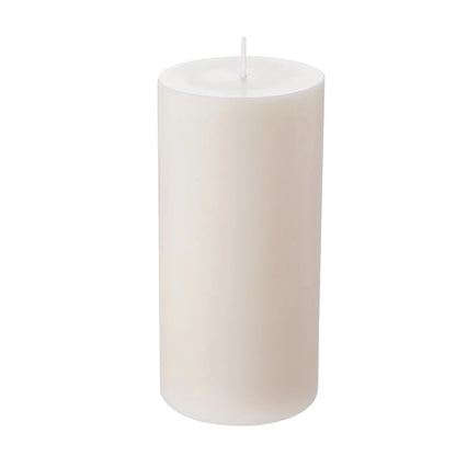 VEVOR 3-Pack Unscented White Pillar Candles - 65 Hours of Long-Lasting Christmas Ambiance