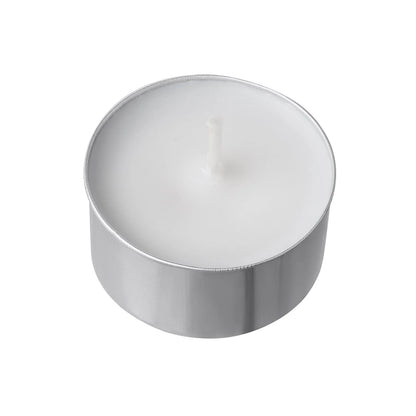 VEVOR 200 Pack Unscented Tea Light Candles - Long Lasting 6.5 Hour Burn for Holiday Celebrations