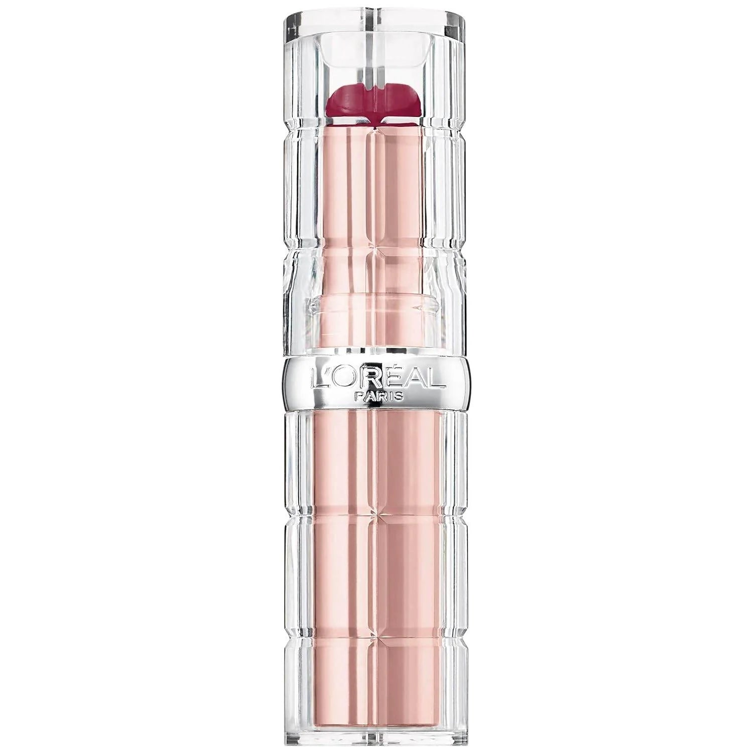 L'Oreal Paris Makeup Colour Riche Plump and Shine Lipstick, for Glossy, Radiant, Visibly Fuller Lips with an All-Day Moisturized Feel, 108 Wild Fig Plump, 0.1 Oz.