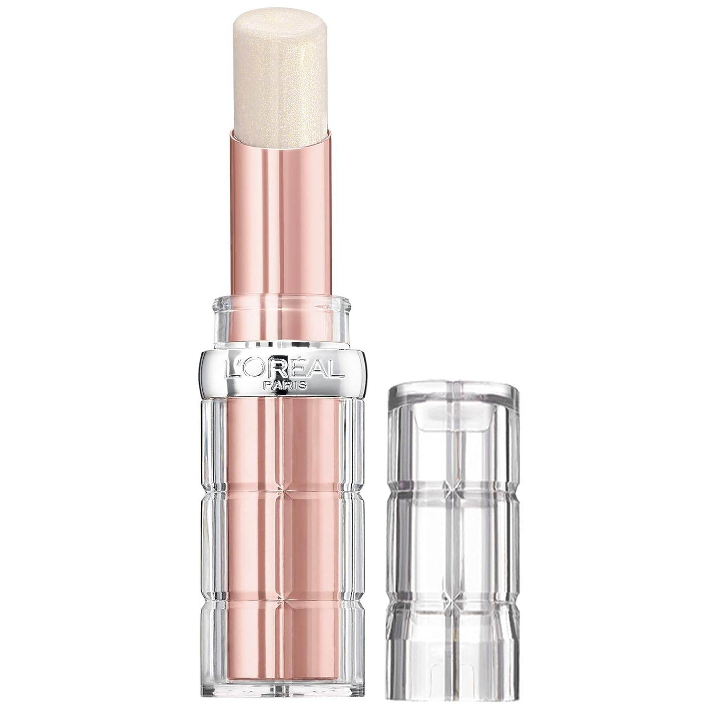 L'Oreal Paris Makeup Colour Riche Plump and Shine Lipstick, for Glossy, Radiant, Visibly Fuller Lips with an All-Day Moisturized Feel, 103 Lychee Plump, 0.1 Oz.