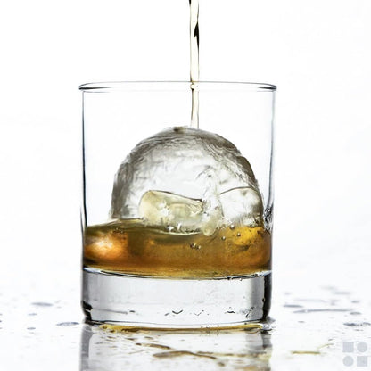 Ultimate Silicone Ball Ice Cube Tray - Perfect for Whiskey Lovers, Slow-Melting Molds for Elevated Cocktails, Easy Release, 100% No-Plastic Design - Ideal Gift Choice!