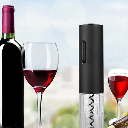 Rechargeable Electric Wine Opener Set - Automatic Corkscrew with Foil Cutter & USB Charger - Perfect Gift for Wine Lovers