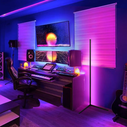 RGB Corner Floor Lamp, Support App, Music Sync
